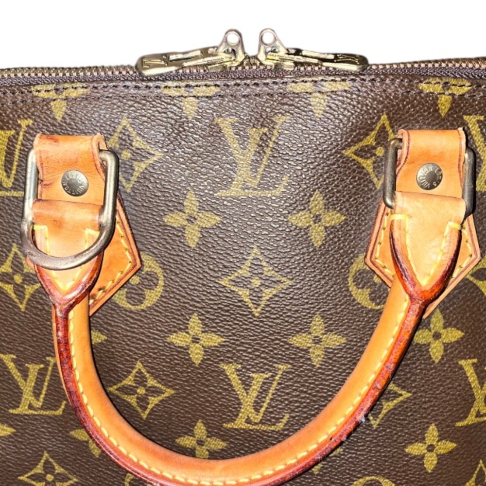 LOUIS VUITTON Vintage Authentic Alma Purse Bag Satchel Serial # BA1905 - Picture 9 of 13